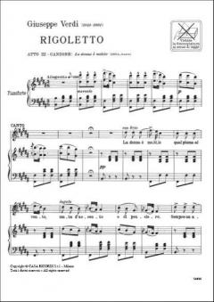 La Donna e Mobile T/pno It From Rigoletto Act3 von Giuseppe Verdi 