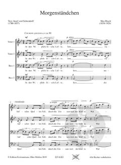 4 Männerchöre op. 48 von Max Bruch 