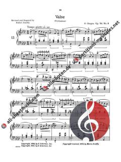 Waltzes For The Piano von Frédéric Chopin 