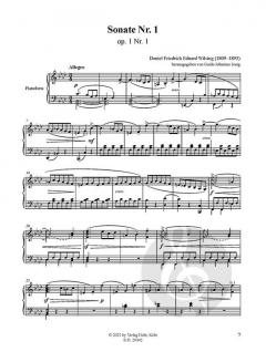 Sonate Nr. 1 f-Moll op. 1/1 von Daniel Friedrich Eduard Wilsing 