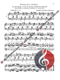 25 Studies Op. 47 von Stephen Heller 