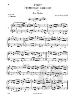 30 Progressive Exercises Op. 38 von Jacob Dont 