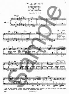 Piano Concerto E Flat Major K482 von Wolfgang Amadeus Mozart 
