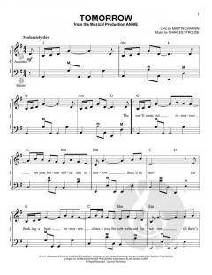 Tomorrow von Martin Charnin (Download) 