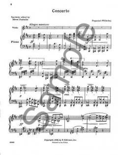 Concerto No. 1 In D Major For Violin And Piano von Niccolò Paganini im Alle Noten Shop kaufen