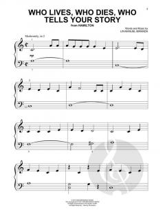 Who Lives, Who Dies, Who Tells Your Story von Lin-Manuel Miranda (Download) 