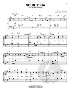 No Me Diga von Lin-Manuel Miranda (Download) 
