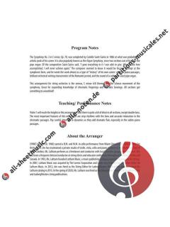 Themes from Symphony No. 3 von Camille Saint-Saëns 