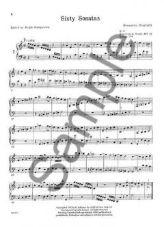 Sixty Sonatas Vol. 1 von Domenico Scarlatti 