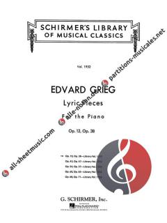 Lyric Pieces Op.12 Op.38 Piano von Edvard Grieg 