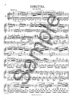 Sonatina C Op.36 No.3 Piano von Muzio Clementi 