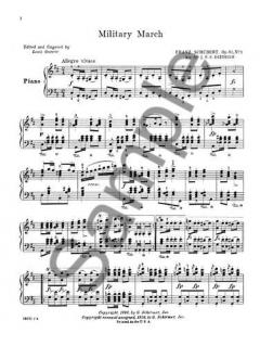 Military March Op. 51 No. 1 von Franz Schubert für Klavier im Alle Noten Shop kaufen