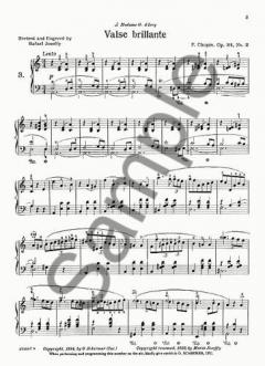 Valse Brillante Op.34 No.2 A Minor Piano von Frédéric Chopin 