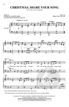 Christmas, Share Your Song von Joseph M. Martin (Download) 