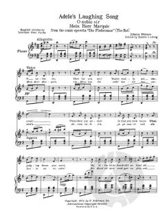 Adele's Laughing Song von Johann Strauss (Vater) 