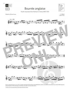 Bourrée anglaise von Johann Sebastian Bach (Download) 