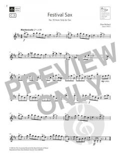 Festival Sax von Alan Bullard 