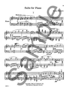 Suite For Piano von Norman Dello Joio 
