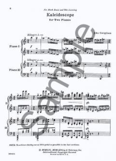 Kaleidoscope 2pn/4hd von John Corigliano 