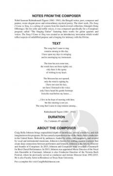 The Song I Came to Sing von Craig Hella Johnson (Download) 