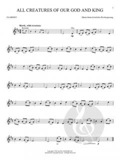 Peaceful Hymns for Clarinet 