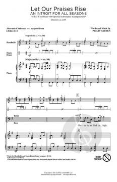 Let Our Praises Rise An Introit for All Seasons von Philip M. Hayden (Download) 