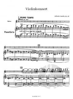 Violinkonzert a-Moll op.48 von Alfredo Casella im Alle Noten Shop kaufen