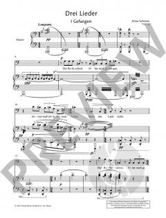 3 Lieder von Anno Schreier 