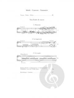 3 Etudes de Concert von Franz Liszt 