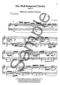 Well Tempered Clavier Book 2 von Johann Sebastian Bach im Alle Noten Shop kaufen - 50480012