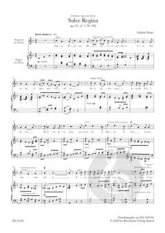 Salve Regina op. 67/1 N 128 von Gabriel Fauré (Download) 