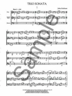 Trio Sonata For Double Reed Trio (John Harbison) 