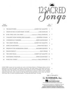 12 Sacred Songs Low Voice 