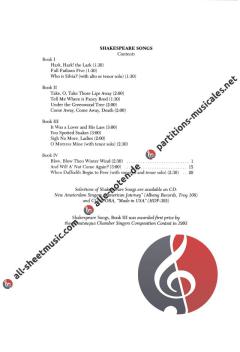 Shakespeare Songs Book 4 (Matthew Harris) 