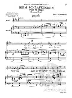 Vier letzte Lieder o. Op. AV 150 von Richard Strauss 