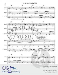 Little Fugue in G Minor von Wolfgang Amadeus Mozart 