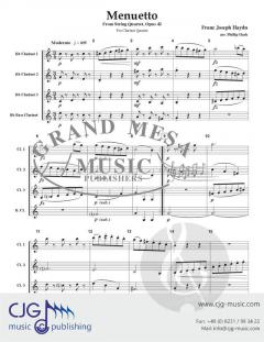 Menuetto von Joseph Haydn 