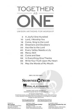 Together As One (Download) 