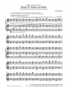 Études pour piano Vol. 3/1 von György Ligety 