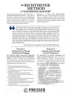The Richtmeyer Method for Saxophone Mastery 2 Spiralbindung 