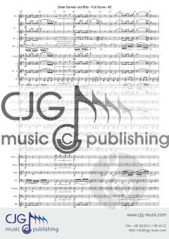 Unter Donner und Blitz von Johann Strauss (Sohn) 