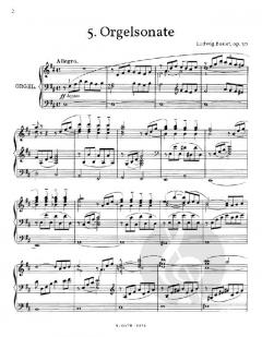 5. Orgelsonate D-Dur op.30 von Ludwig Boslet im Alle Noten Shop kaufen
