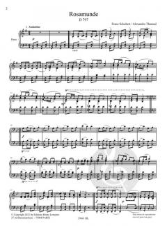 Rosamunde D797 von Franz Schubert 