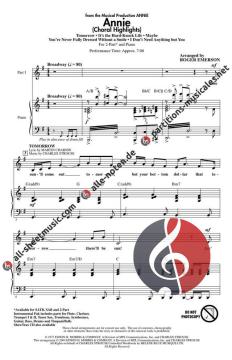 Annie (Choral Highlights) von Charles Strouse (Download) 