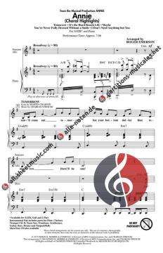 Annie (Choral Highlights) von Charles Strouse (Download) 