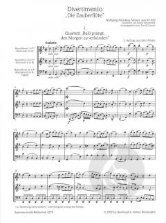Divertimento 'Die Zauberflöte' von Wolfgang Amadeus Mozart 