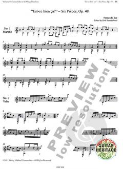 The Collected Works for Guitar 1-14 von Fernando Sor 