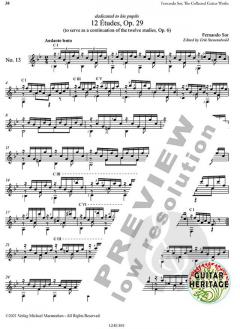 The Collected Works for Guitar 1 von Fernando Sor 