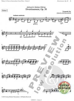 The Collected Works for Guitar 11 von Fernando Sor 