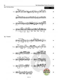 Thematic Index to the Edition von Fernando Sor 